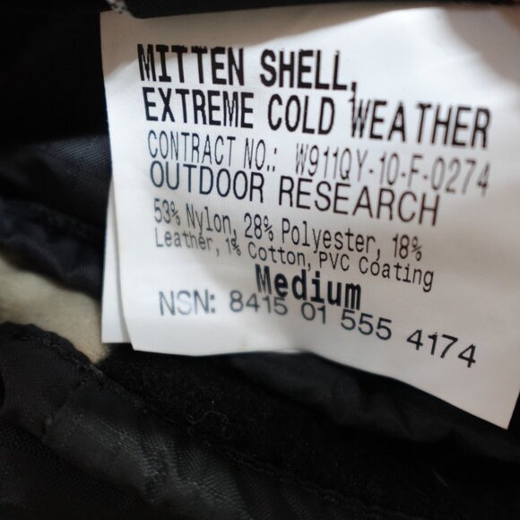 Outdoor Research Mitts Medium Beige Firebrand Gore-tex Lined Extreme Cold Weathe - Picture 6 of 8